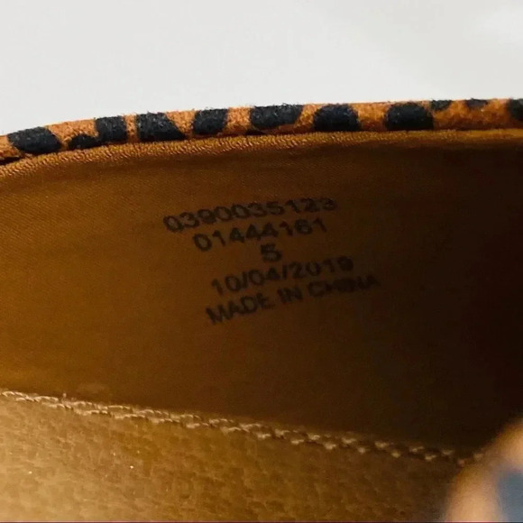 ASOS cheetah Lifetime Pointed Ballet Flats - Picture 9 of 11